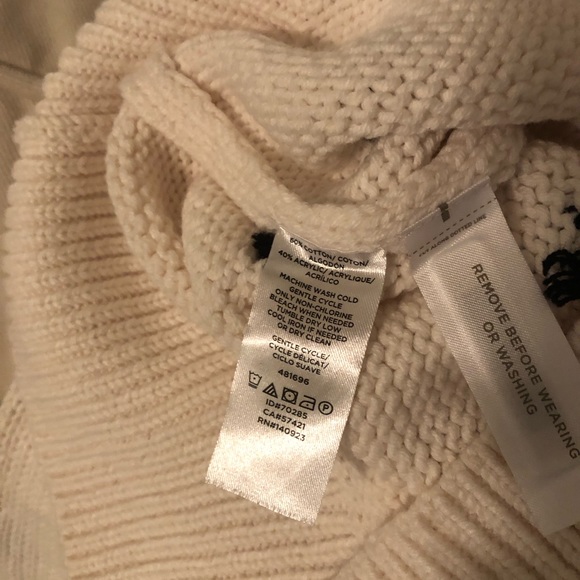 Ann Taylor LOFT Polka Dot Bobble Sweater. - Picture 5 of 5